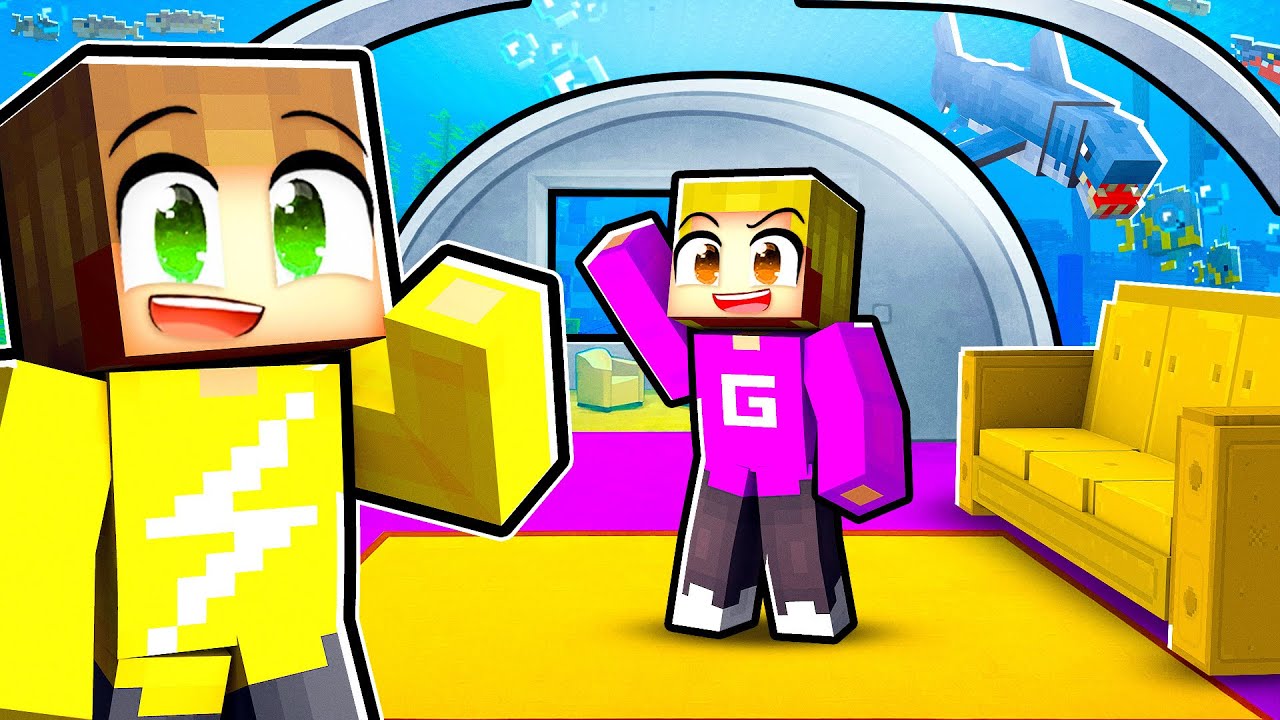 Onder Water Huis In Minecraft (Survival)