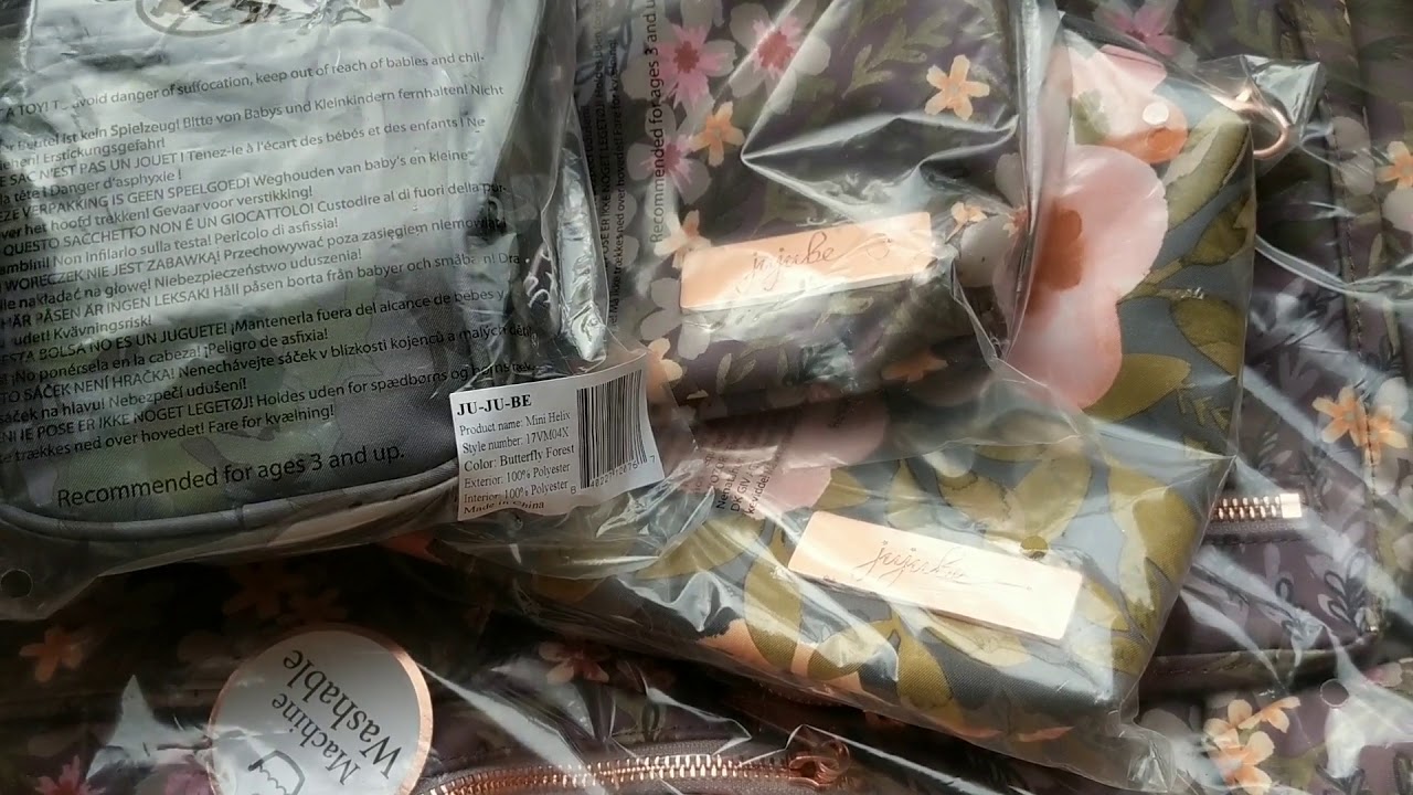 Ju-ju-be Unboxing of Sakura at Dusk, Whimsical Whisper, Butterfly Forrest and Luminaire Tote Part 3