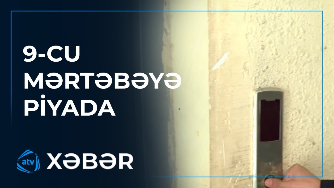 Bir aydır binanın lifti işləmir