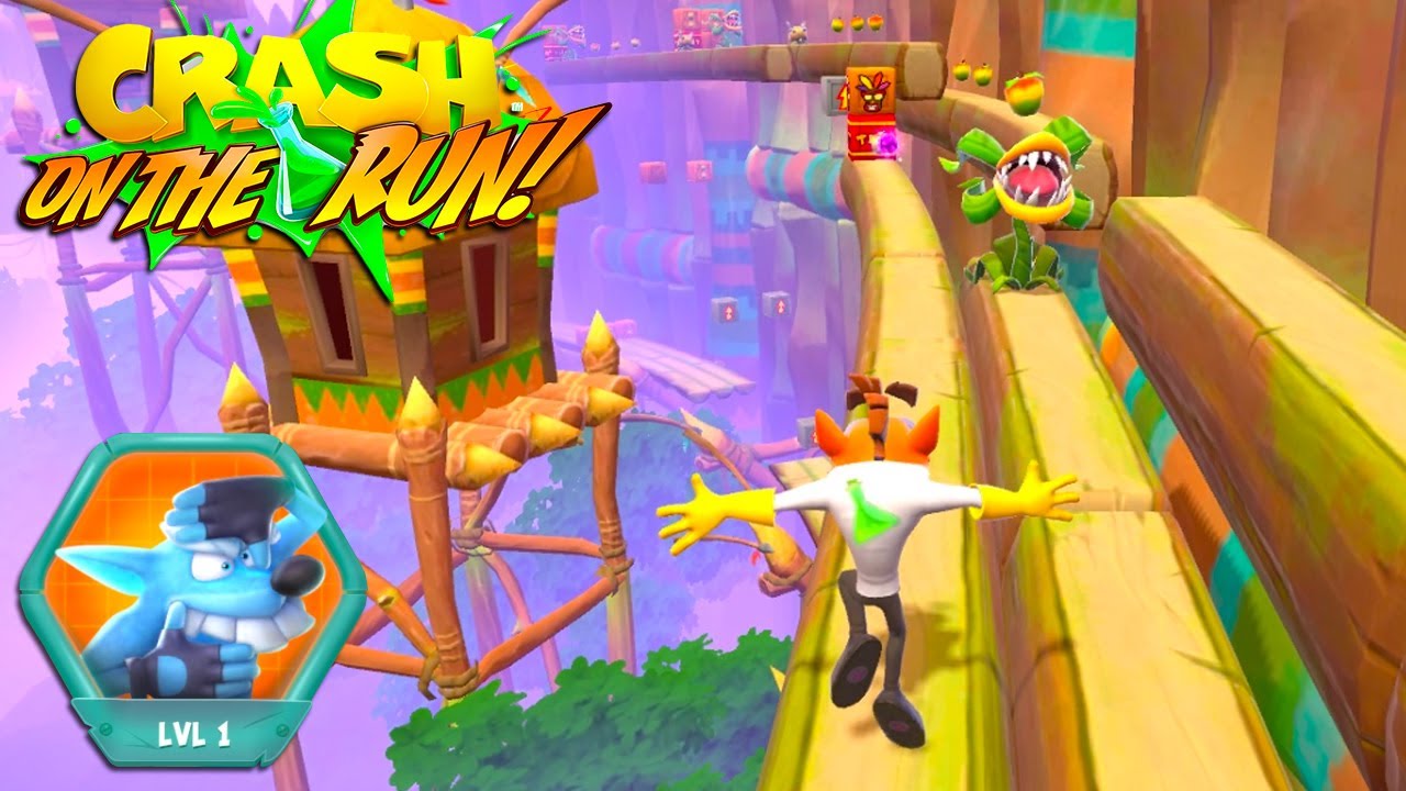 Crash Bandicoot: On the Run! The Great Gate - Frosty Fake Crash's Gang