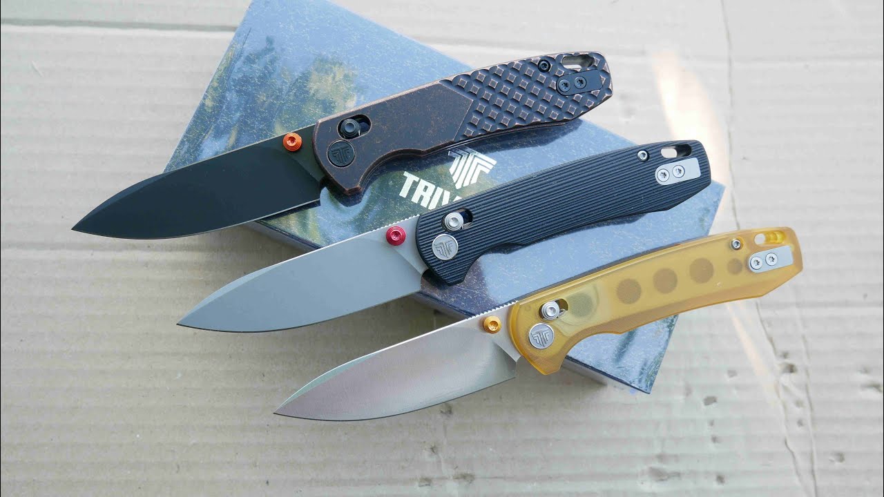 TRIVISA Dragonfly, Sandvik 14C28N, Сopper-Ultem-G10