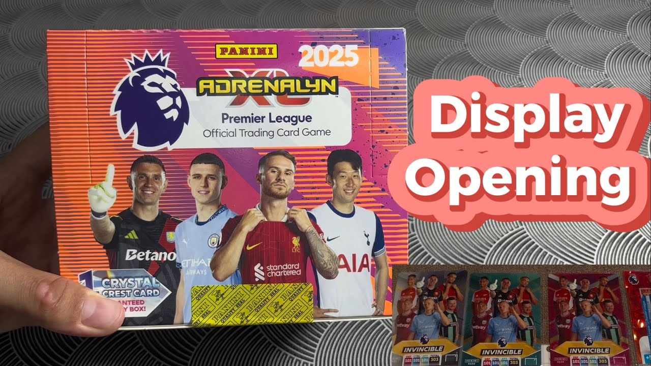 Display Box Bontás ! | Panini Premier League Adrenalyn XL 2025
