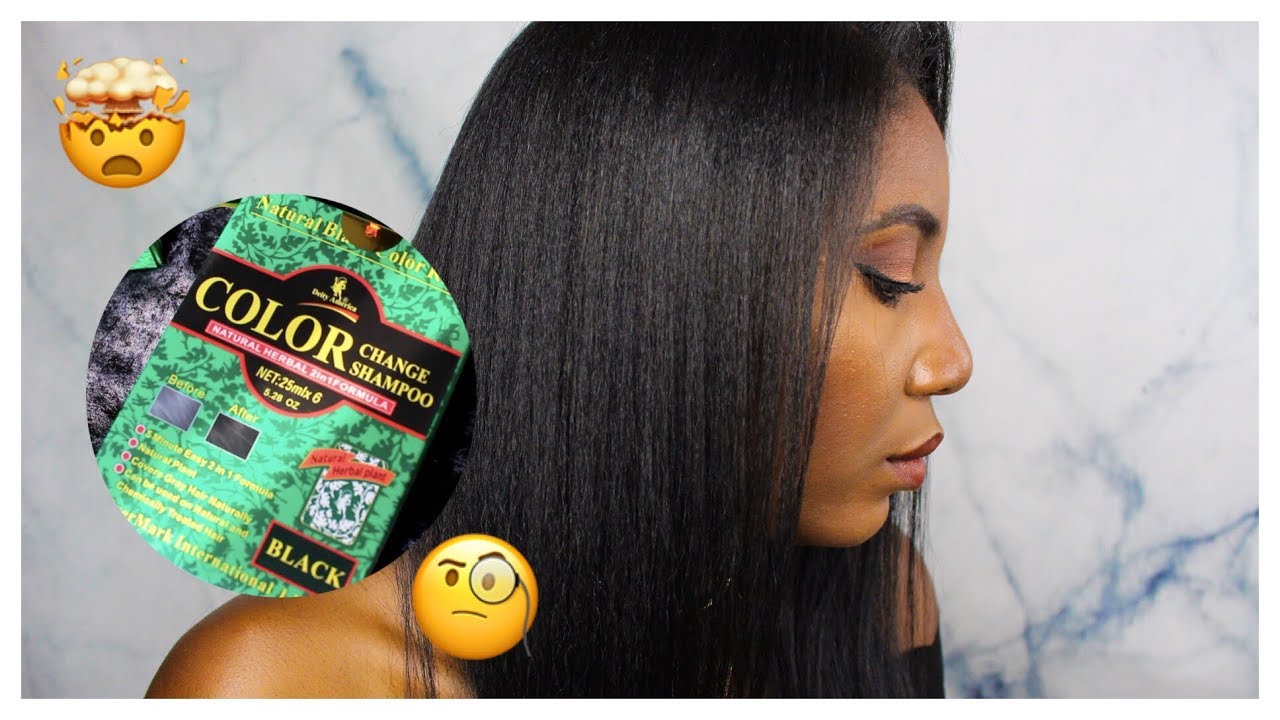 Dye Natural Hair Black with SHAMPOO? | Simply Subrena