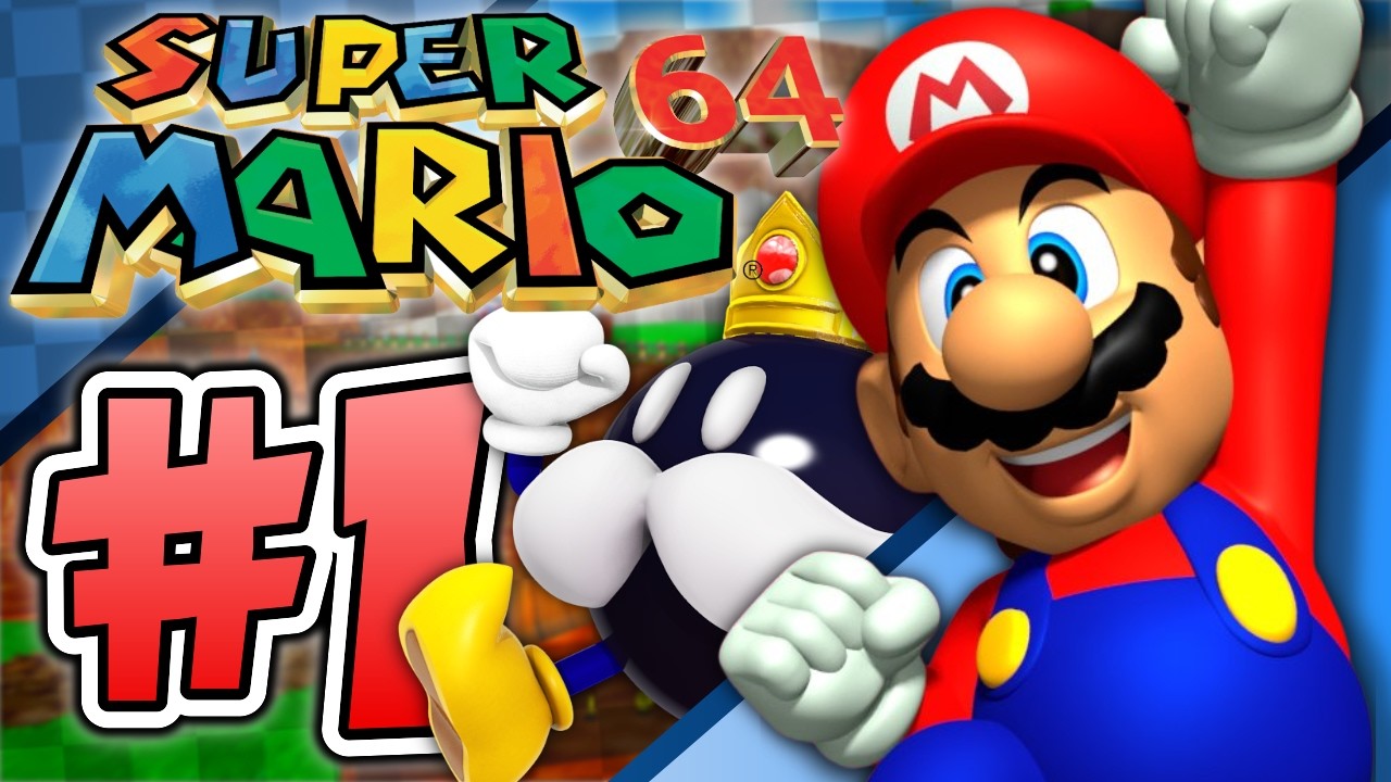 (Let's Play) SUPER MARIO 64 [#1] Bob-Omb Battlefield 100% (PC, 4K/UHD, 60fps)