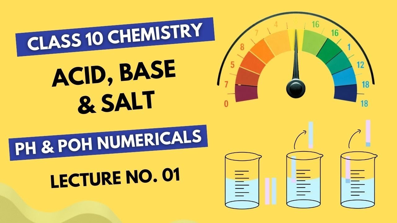 Class 10th Chemistry | Acid, Base & Salt Numericals | Lecture 1 | Sir Muzammil 