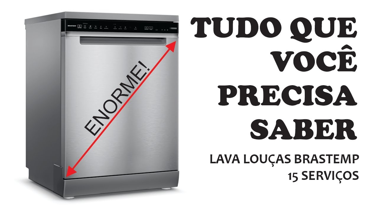 LAVA LOUÇAS 15 SERVIÇOS BRASTEMP REVIEW E INSTALAÇÃO
