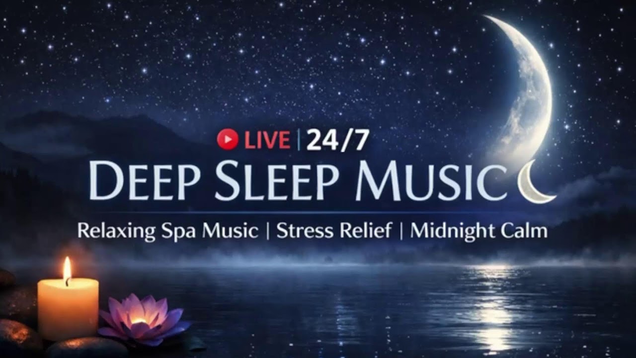 LIVE Healing Music 🌿 Deep Relaxation | Stress Relief | Sleep | Peaceful Mind (24/7 Calm Stream)