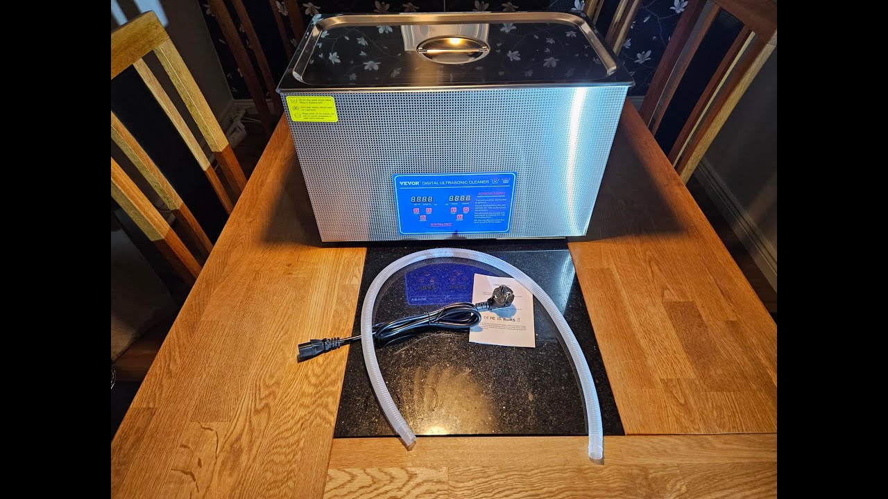 Testar Vevor 30L Ultrasonic Cleaner