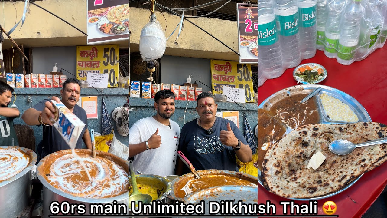 60rs main Unlimited Dilkhush Thali 😍