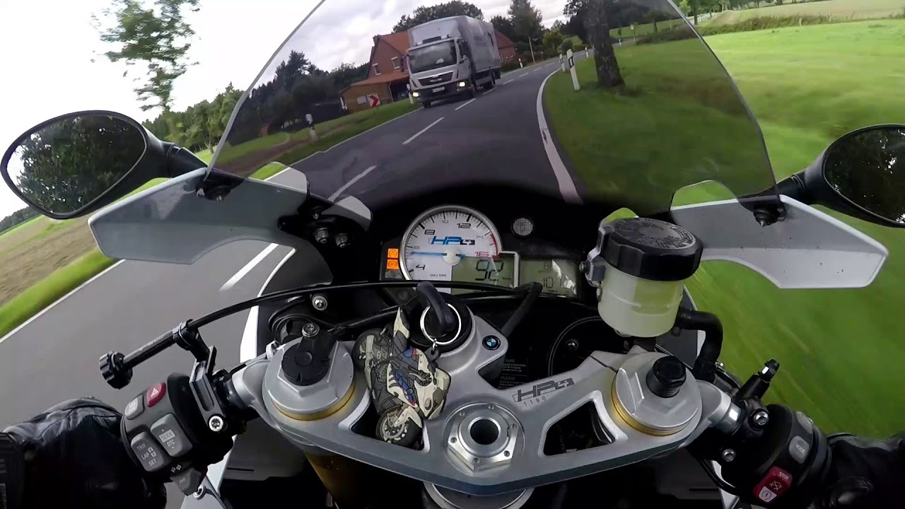 BMW S1000RR HP4 competition Launch Control GoPro Hero 5