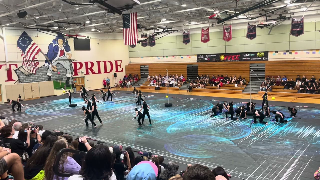 Tarpon springs middle school color guard 2026 sound of silence #color guard @Guardwoman