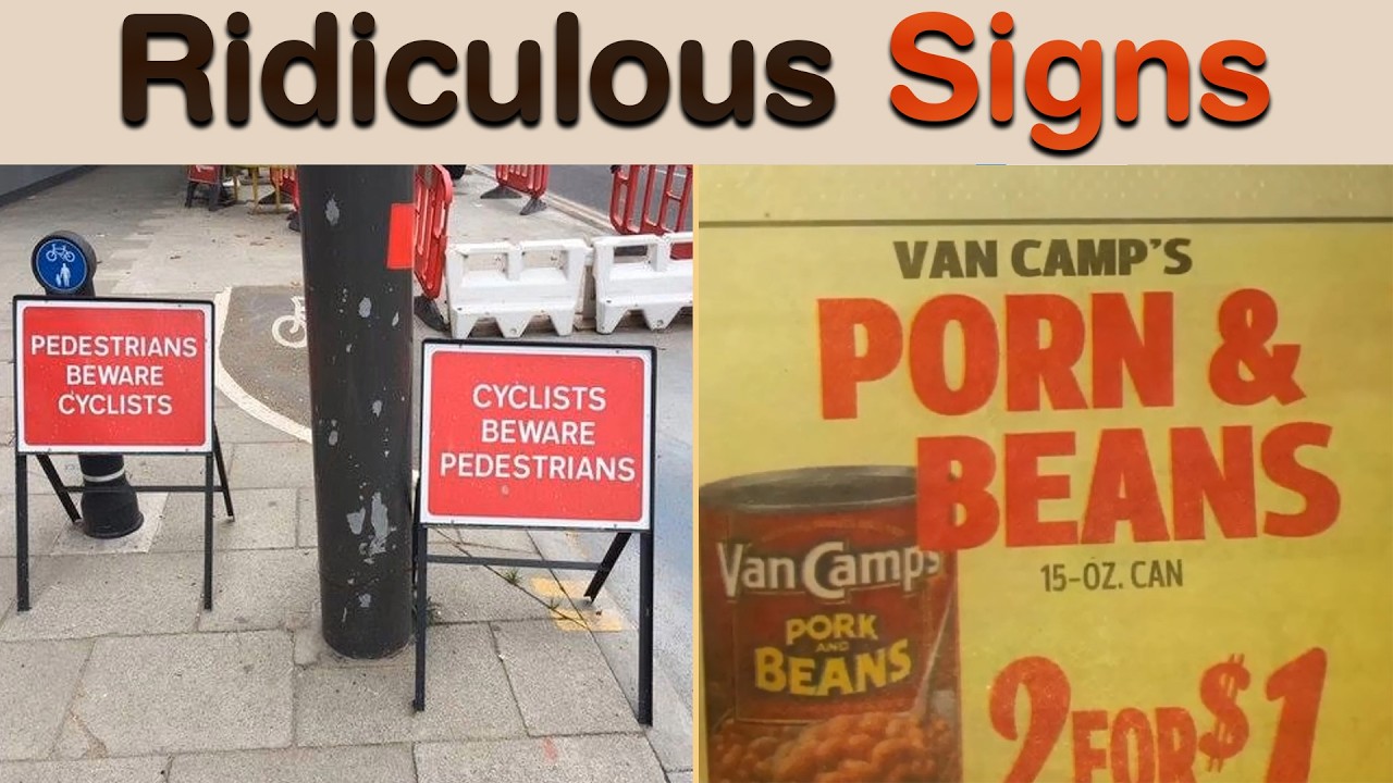 Ridiculous Signs Caught on Camera – These Are Too Crazy to Be Real || Sign Hub