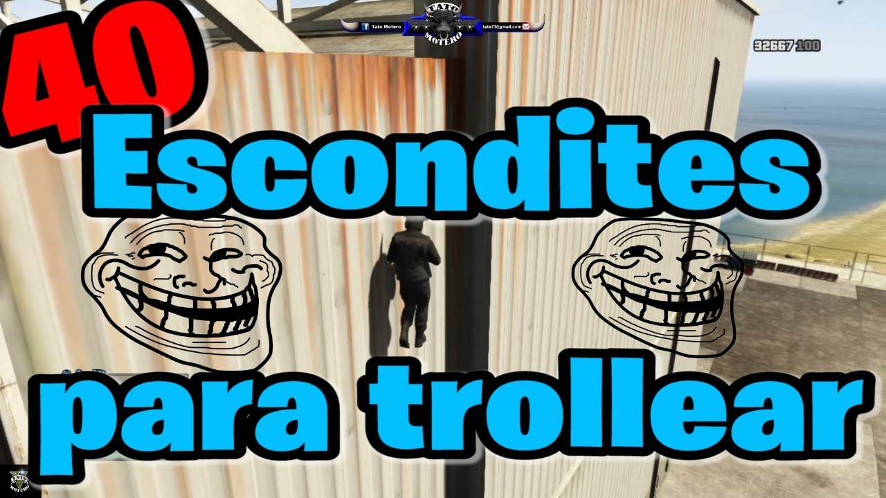 40 ESCONDITES PARA TROLLEAR EN GTA V PS3 (WALLBREACH, GLITCHES)