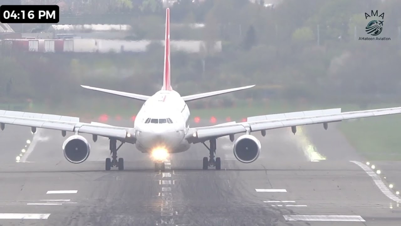 A330 Emergency Diversion | Pilots Successfully Land Troubled Aircraft at BHX
