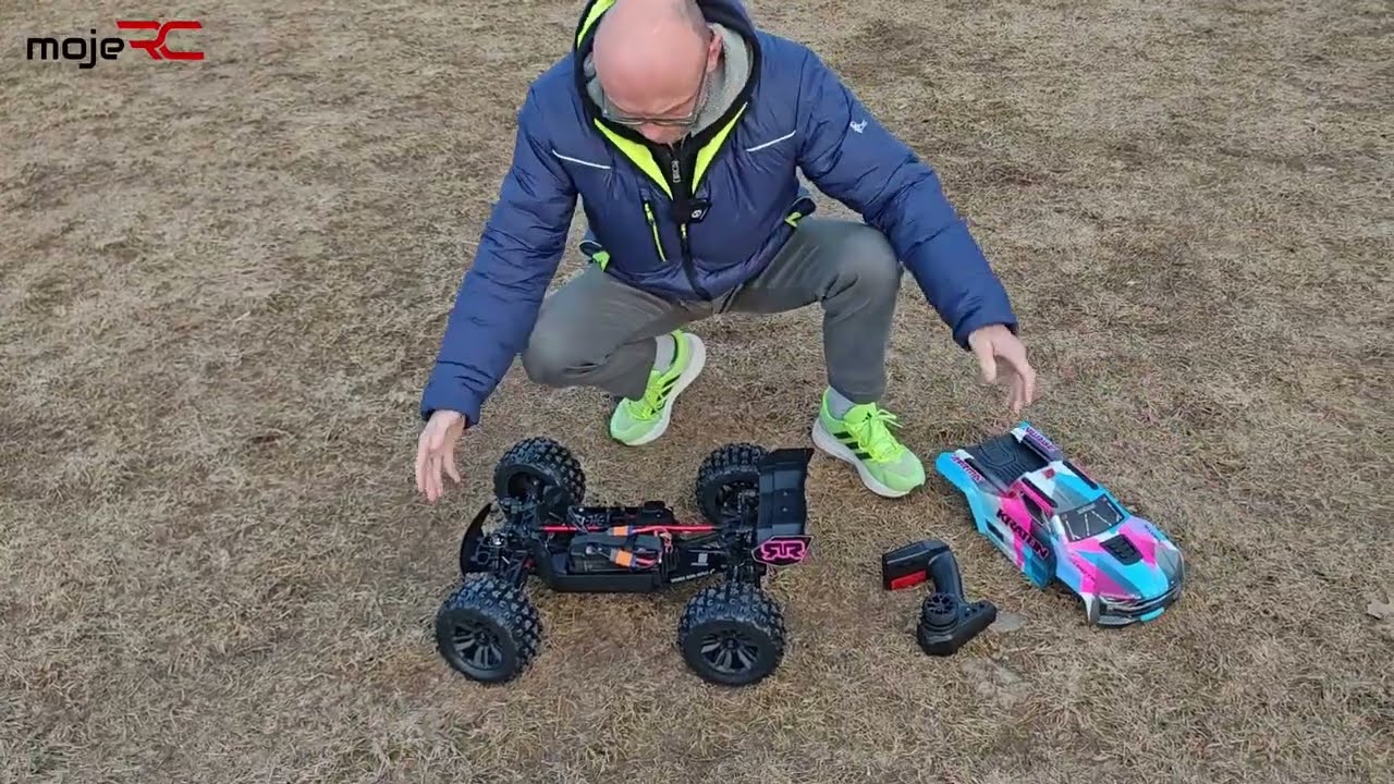 RC auto 1:8 Arrma Kraton 6S V6 BLX 4WD RTR- j&iacute;zdn&iacute; test 👌