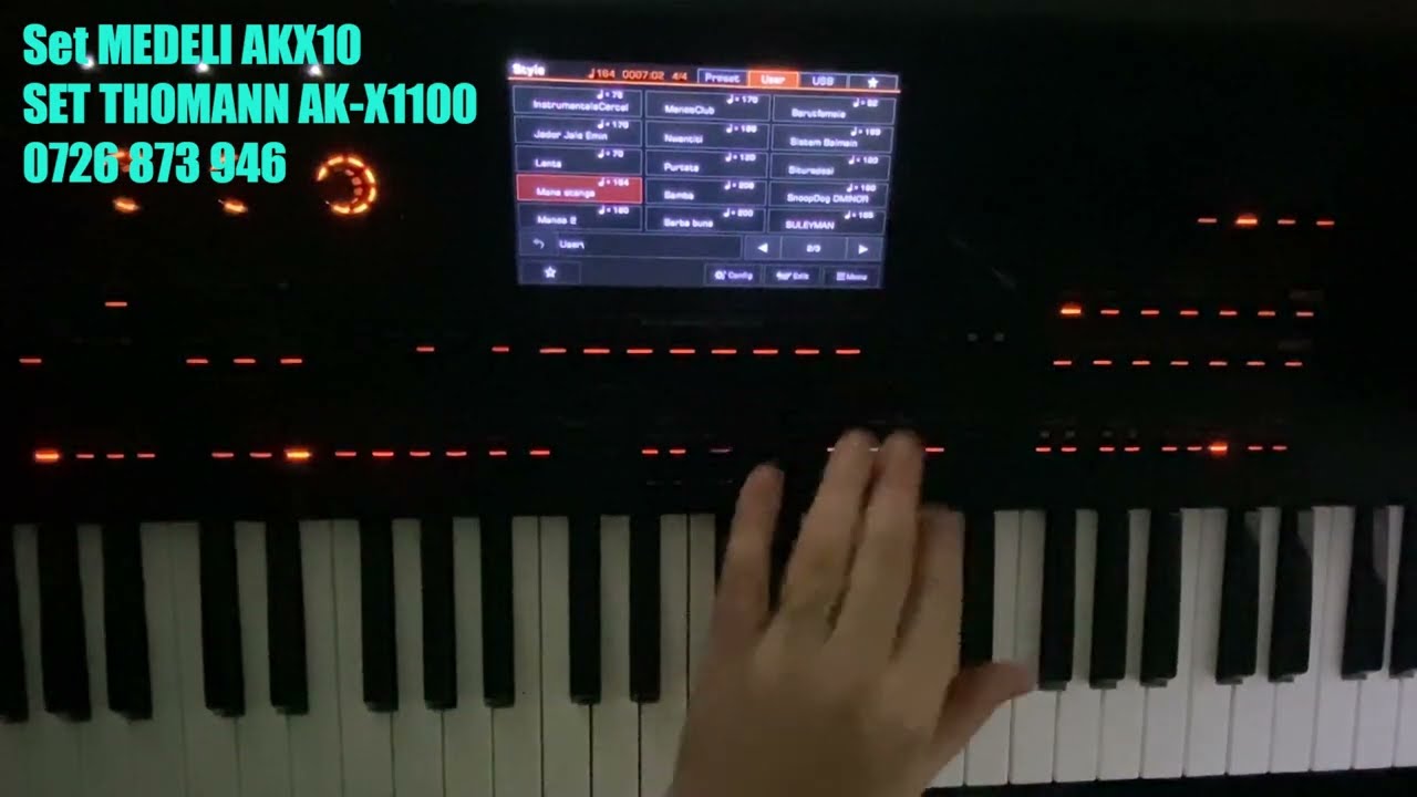 Medeli AKX10 & Thomann AK-X1100 Set Introduceri Demo Romania