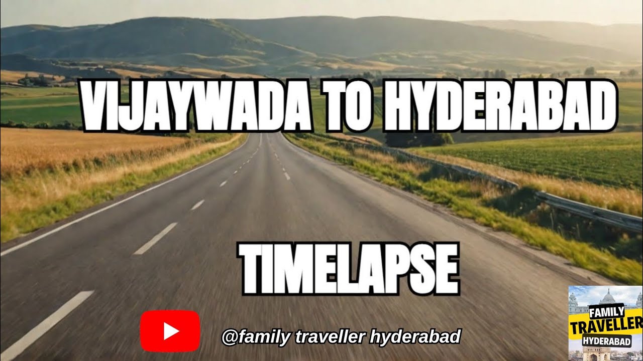 Highway Horizons: Vijayawada to Hyderabad in a Blink #roadtrip