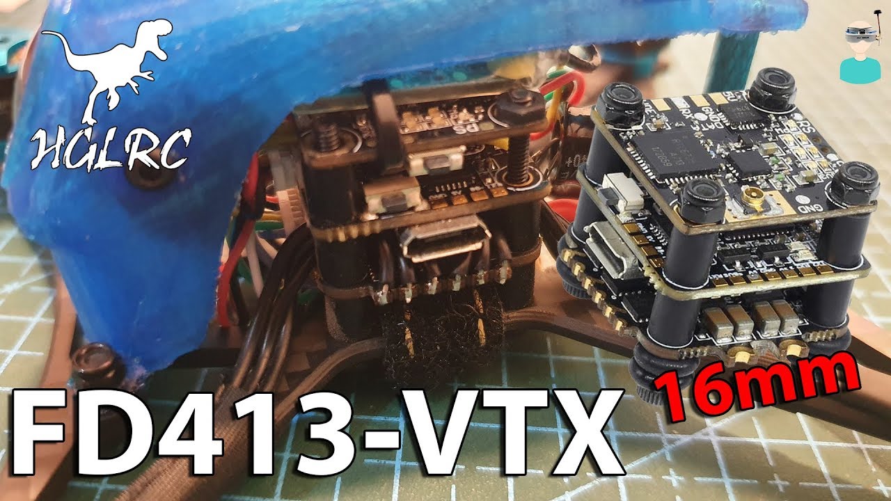 HGLRC FD413 16*16mm AIO Stack - VTX Test & Overview