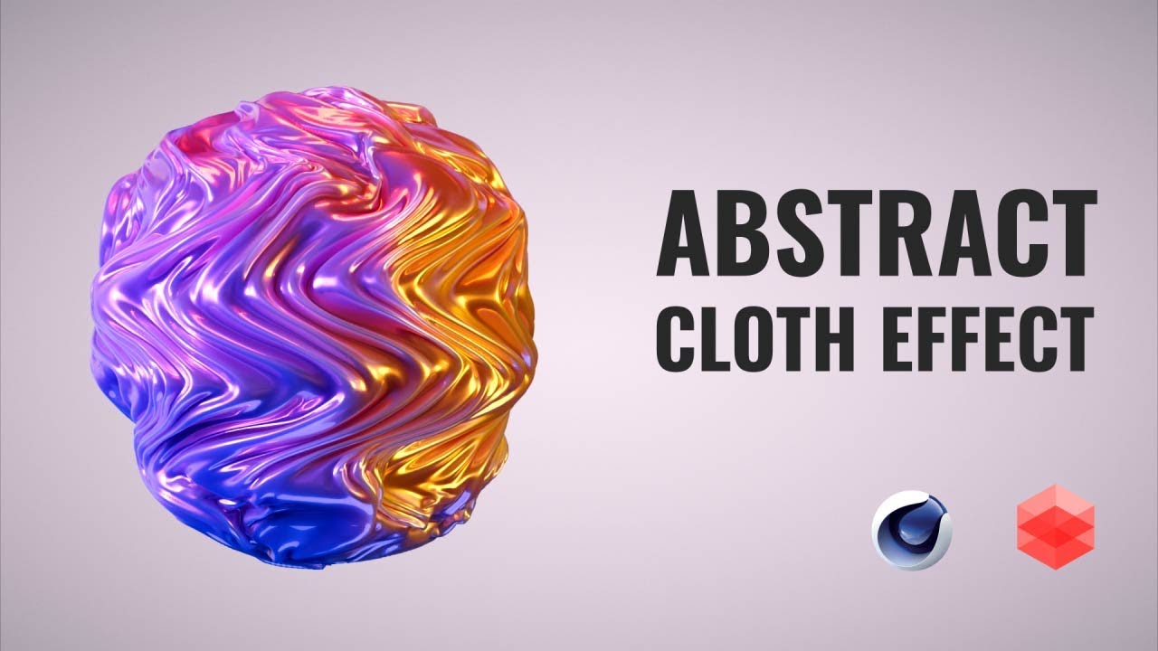Cinema 4d 2023 | Redshift | Aбстрактная Сloth cимуляция