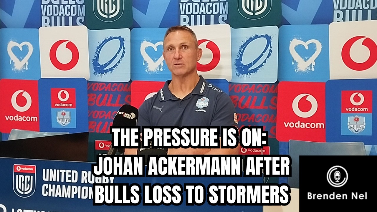 BULLS:  The pressure is on:  Johan Ackermann after the loss against the Stormers