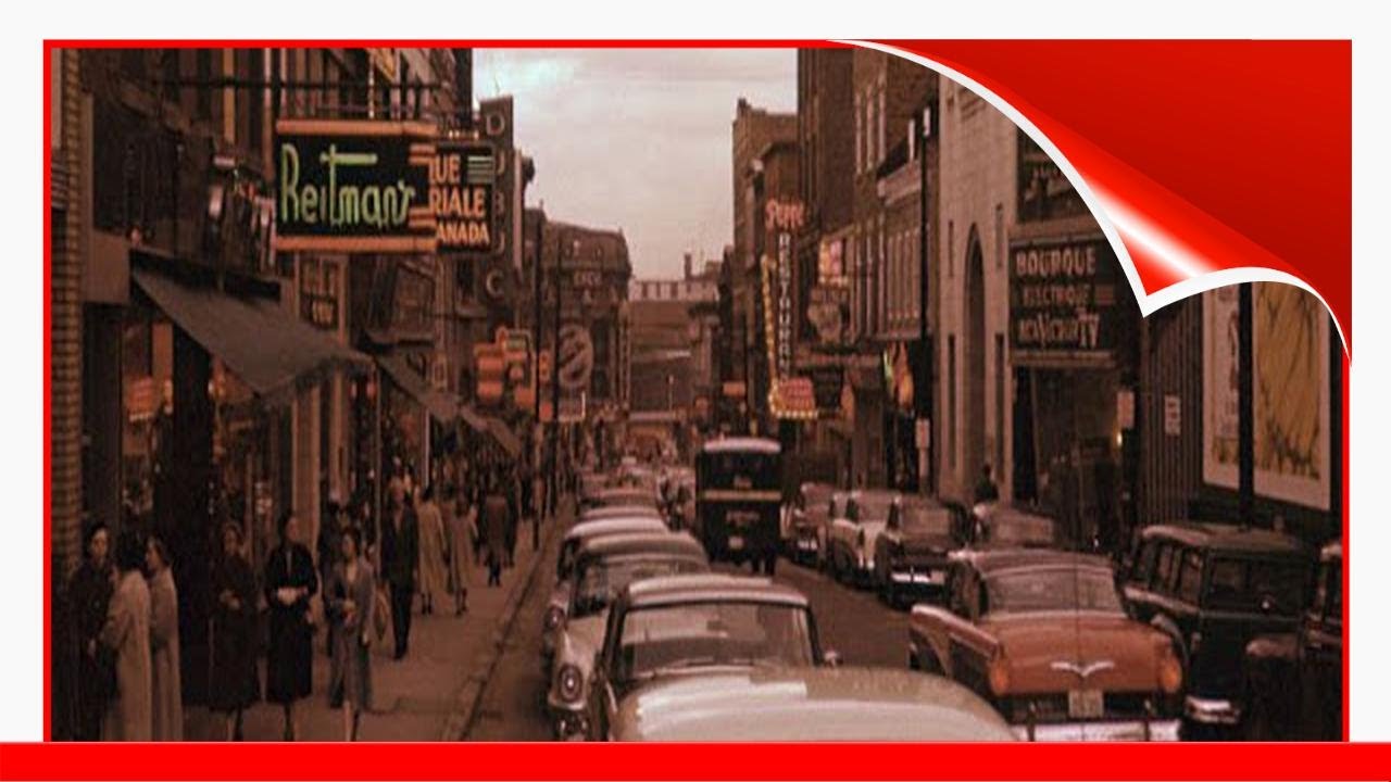 33 Fascinating Photos Capture Montreal Street Scenes From The 1950S !