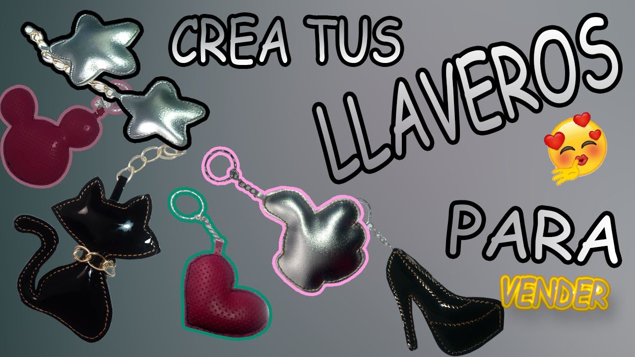 COMO HACER LLAVEROS:✔✔ FACILES Y BONITOS  PARA VENDER 😍💖 #accesorios para  MOCHILAS y CARTERAS.