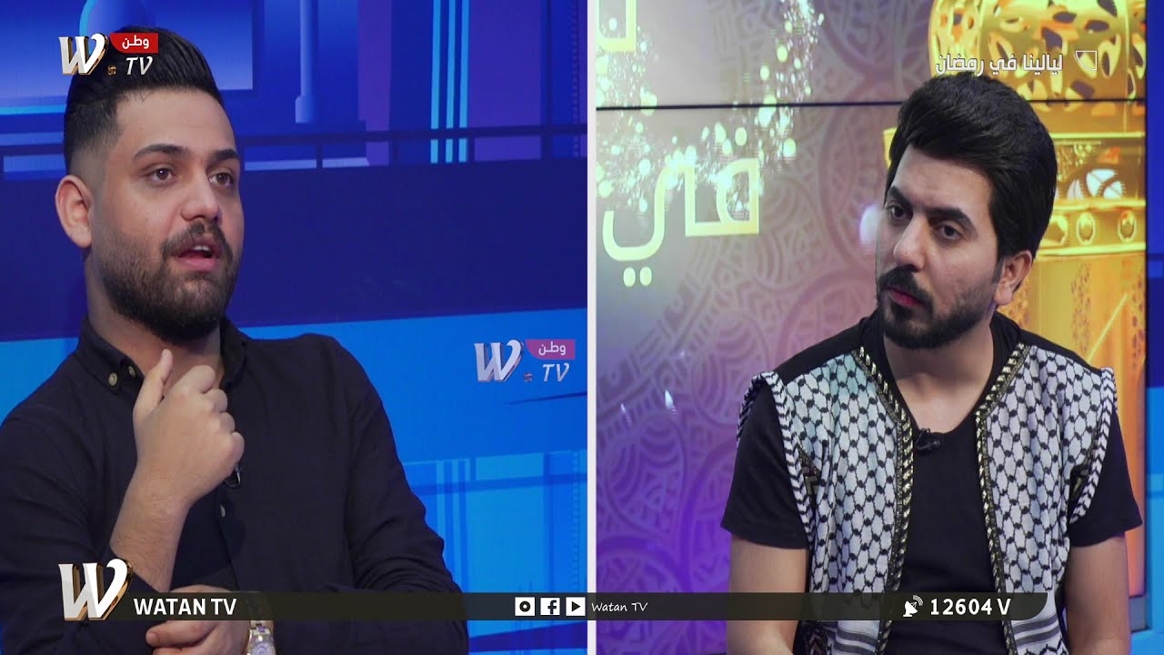 الشاعر علي الشيخ ضيف (ليالينا في رمضان) مع محمد الافندي