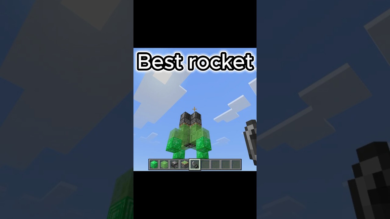 🚀 Minecraft Rocket Launch!