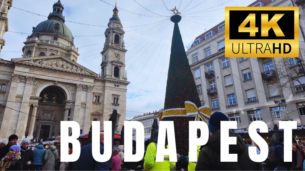 Walking Tour - Budapest 🇭🇺【4K】- Experience Hungary