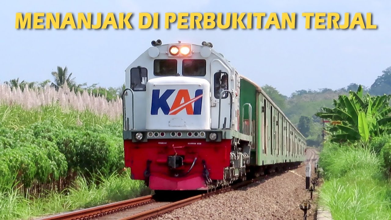 PERJUANGAN KERAS KERETA API MENANJAK DI JALUR TERJAL POGAJIH