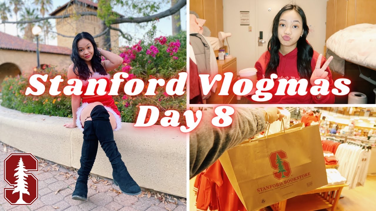 STANFORD Bookstore Christmas Shopping + Behind the Scenes: Vlogmas Day 8
