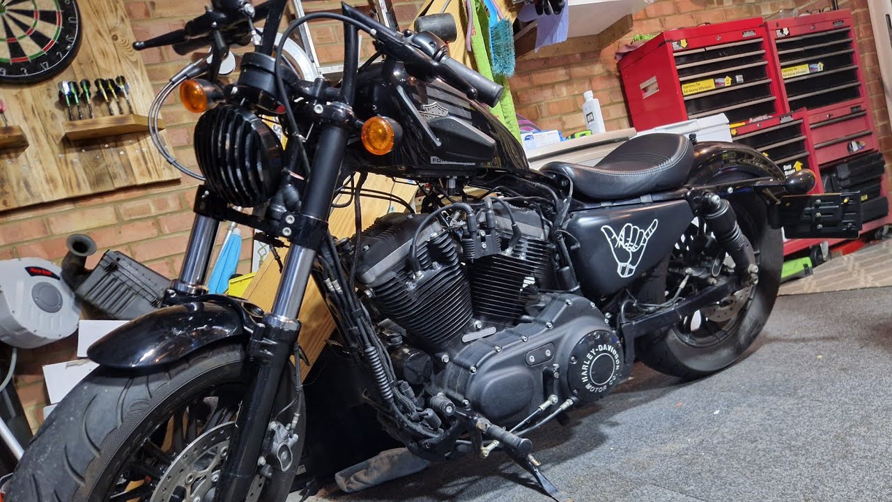 harley davidson 48 exhaust change didn't go as planned