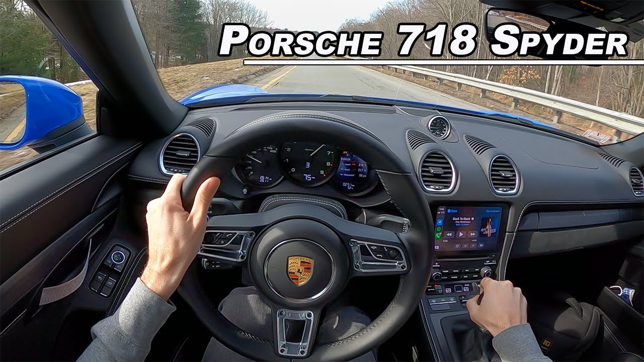 Porsche 718 Spyder 2021 года — более короткие передачи преобразили эту механическую 6-ступенчатую...