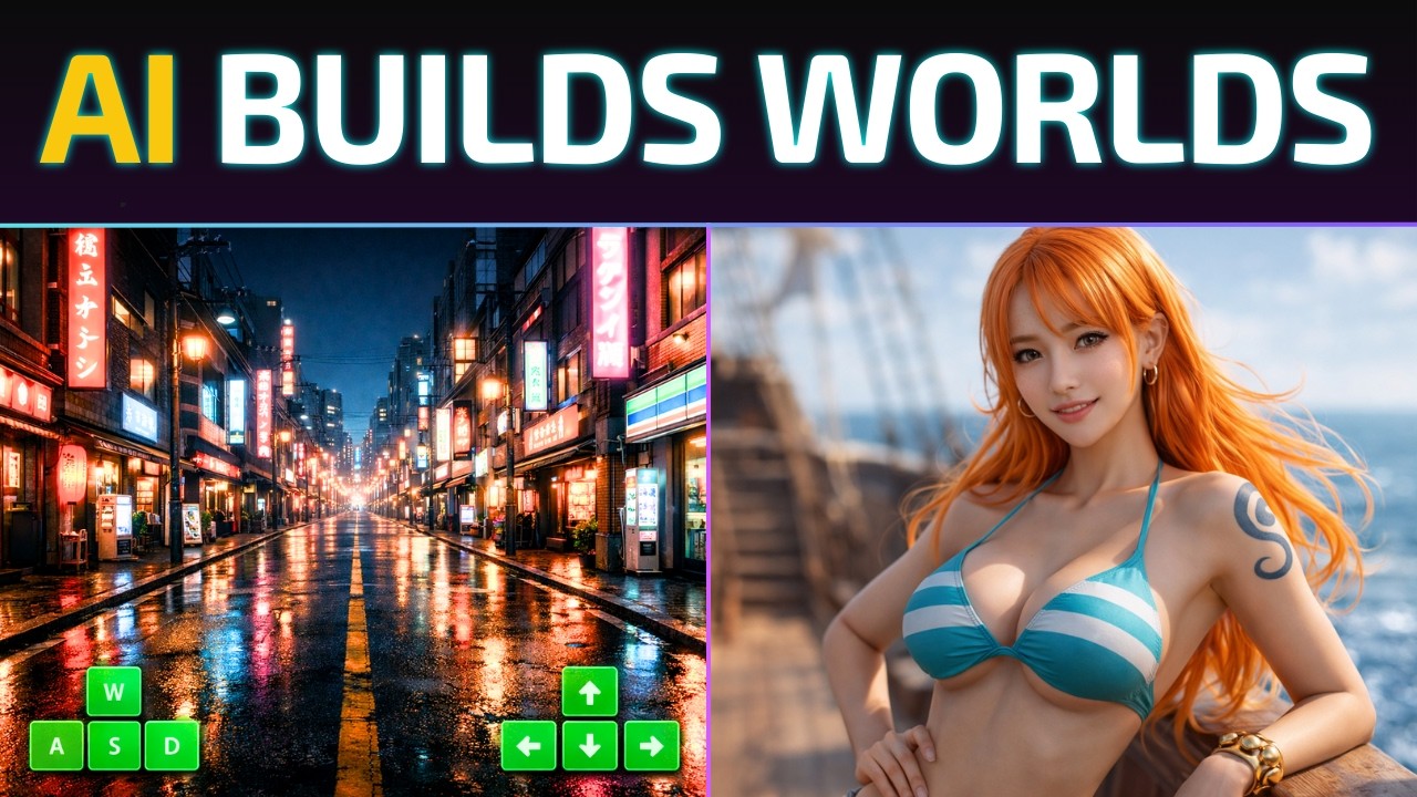 Explorable AI Worlds, Advanced 3D Generation & New Image Models — This Week in AIThumbnail Text