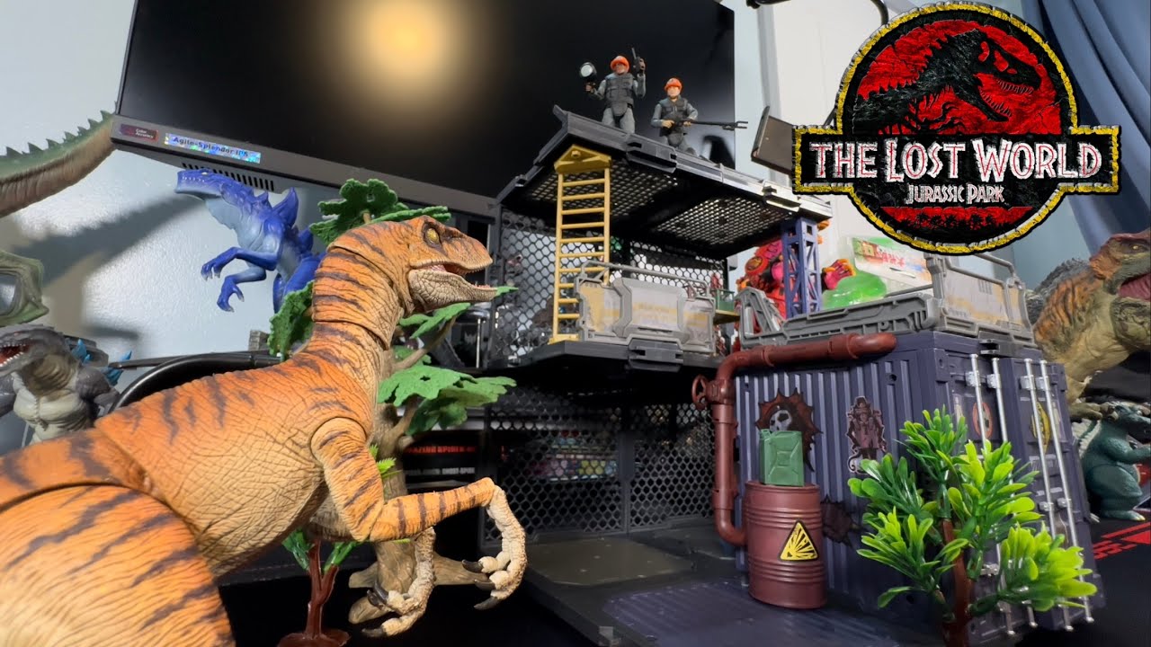 Легендарный! Распаковка и обзор фигурки Nanmu Jurassic Park the Lost World Raptor Tiger Blade!