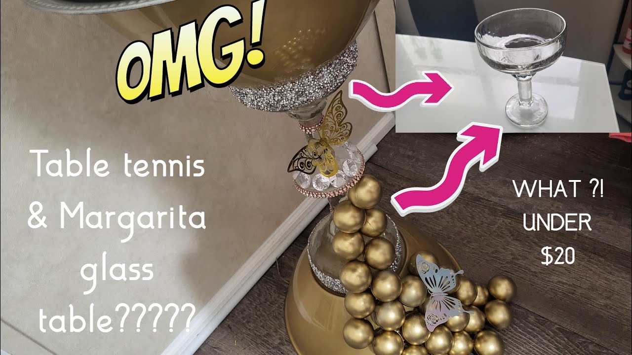 TRANSFORM Table tennis balls & MARGARITA glasses from Dollar Tree in a Marvelous Decor 