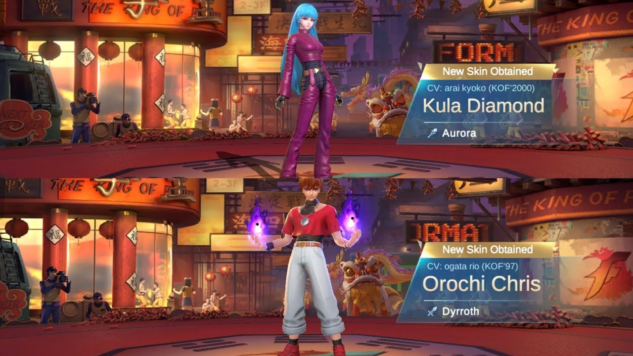 KOF DRAW EVENT  Spend 10000 diamond 💎 spin#kof #gusion #chou #guinivere #dyrroth #aurora #kof97 