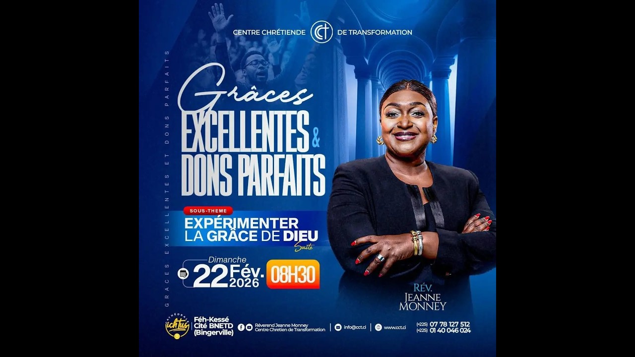 CHARIS ( GRACE EXCELLENTE & DON PARFAIT ) | Révérend Jeanne MONNEY | Dimanche 22 Février 2026