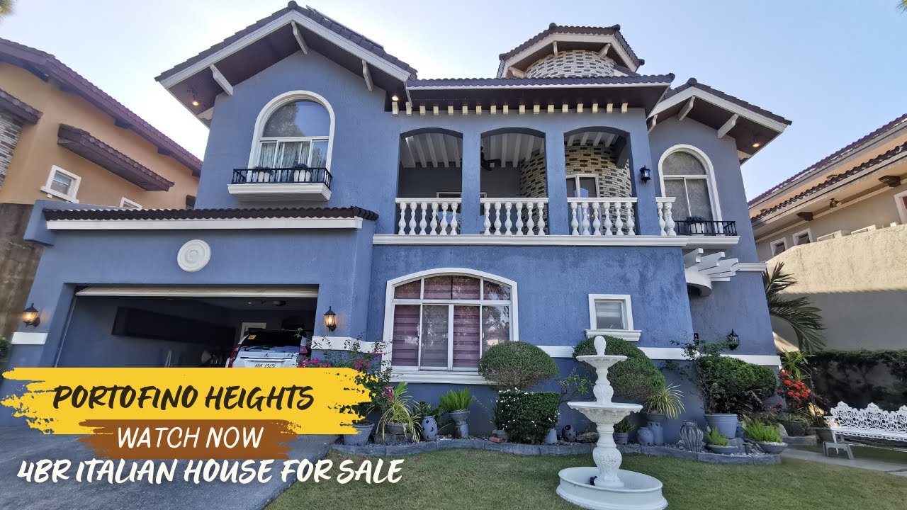 Full House Tour: 4-Bedroom Portofino Heights Classic Italian Mediterranean House & Lot For Sale
