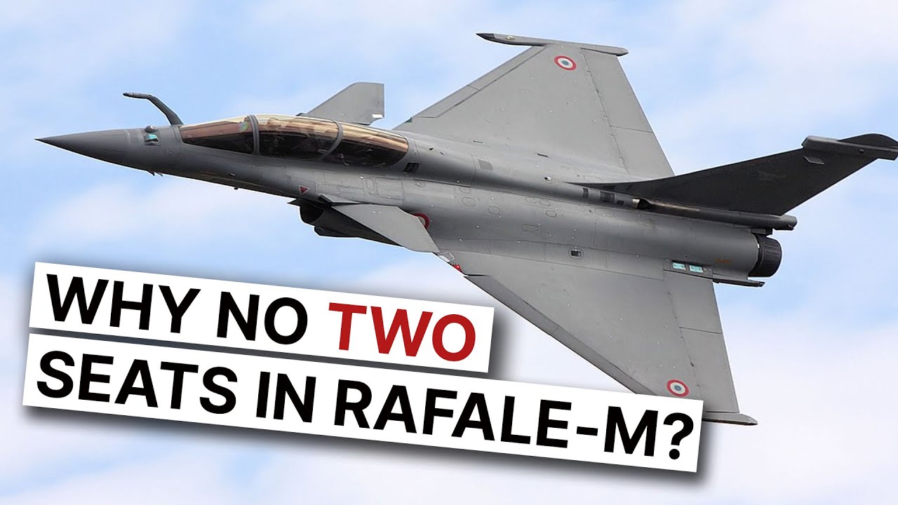 Why is there no two-seater Rafale variant for the naval version?