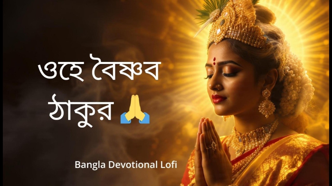 ওহে বৈষ্ণব ঠাকুর 🙏 | Bangla Devotional Lofi | Hare Krishna Kirtan Vibe 2026#song #lofimusic #foryou
