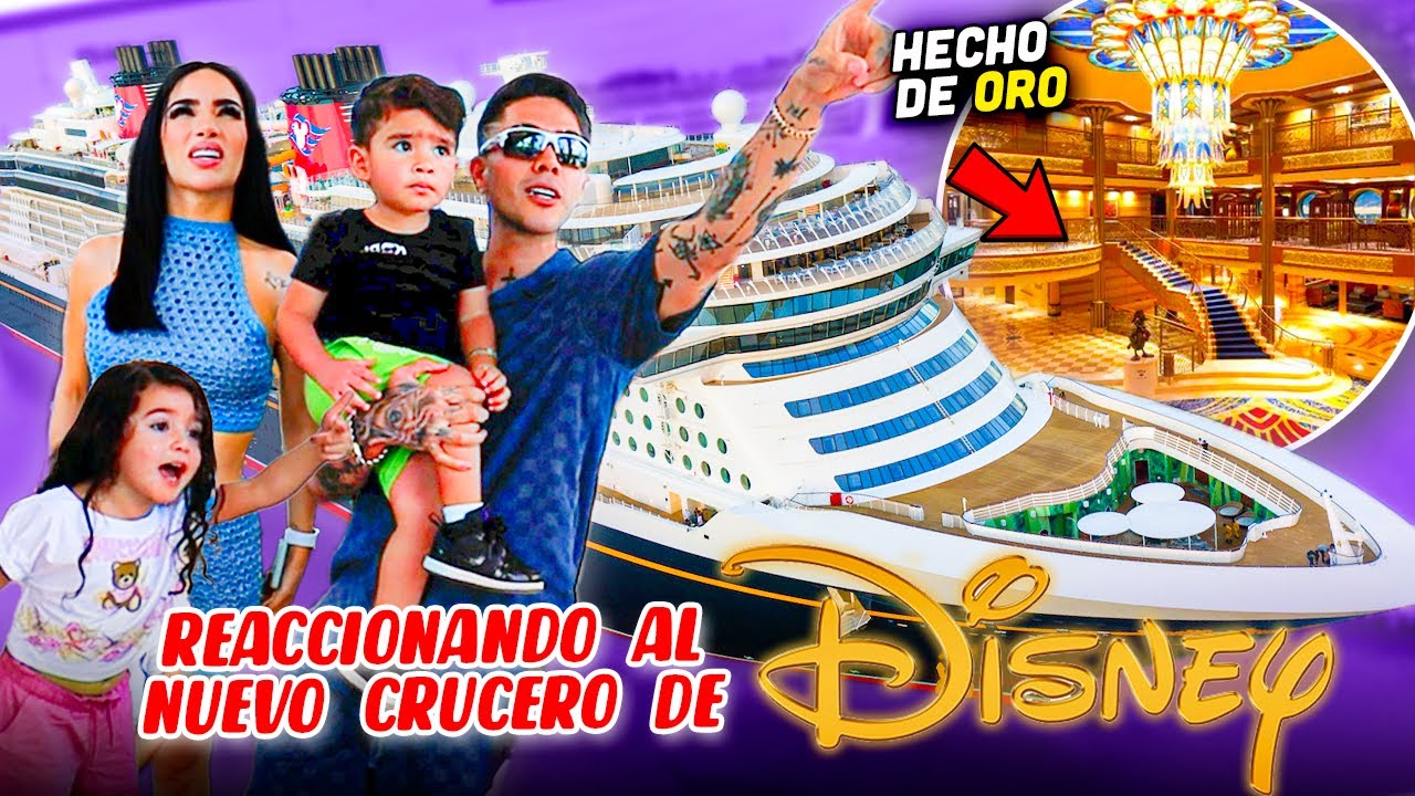 REACCIONANDO AL NUEVO CRUCERO DE DISNEY 🚢 😱 Jukilop | Kimberly Loaiza
