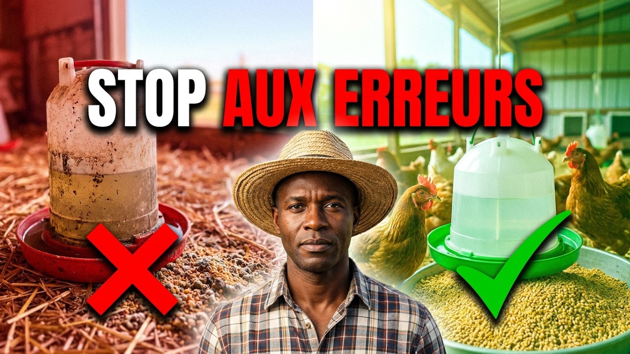 Ces erreurs tuent vos poulets en 24h (et comment les éviter) #élevage  #alimentationpoulets #poulet