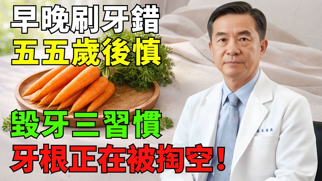 刷牙的3個毀牙習慣正在損害你的牙根，55歲後千萬別再犯！
