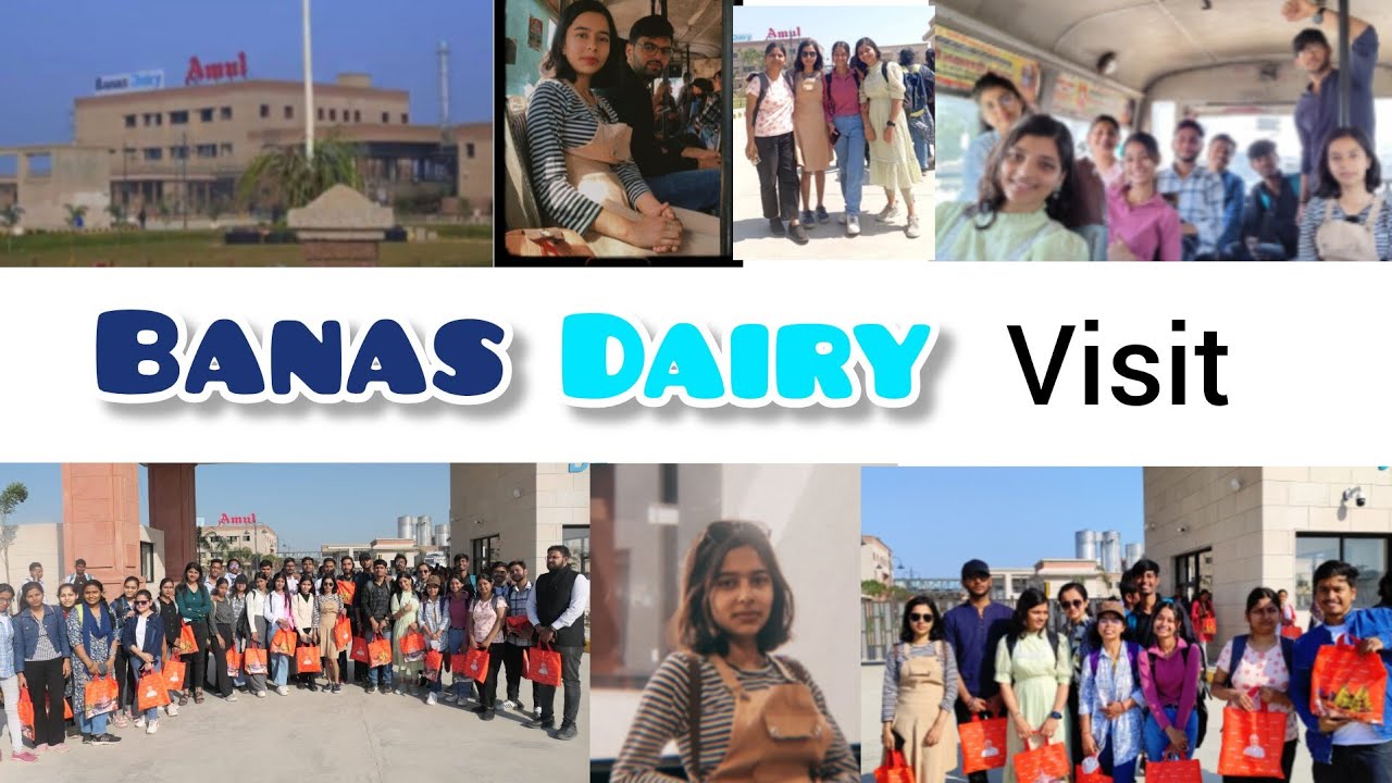 Banas Dairy Varanasi Visit | Banas Dairy college tour | Amul dairy Vlog