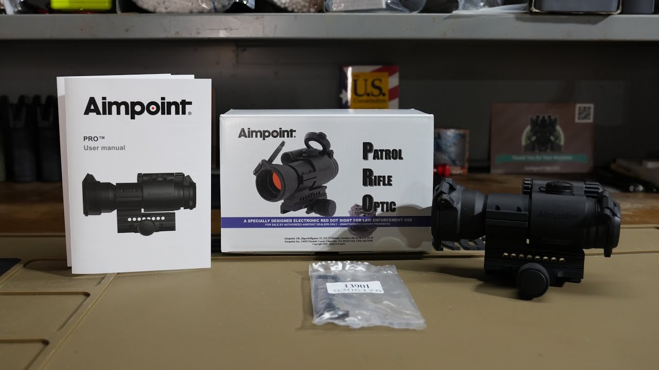 Коллиматорный прицел Aimpoint PRO — распаковка и первый взгляд