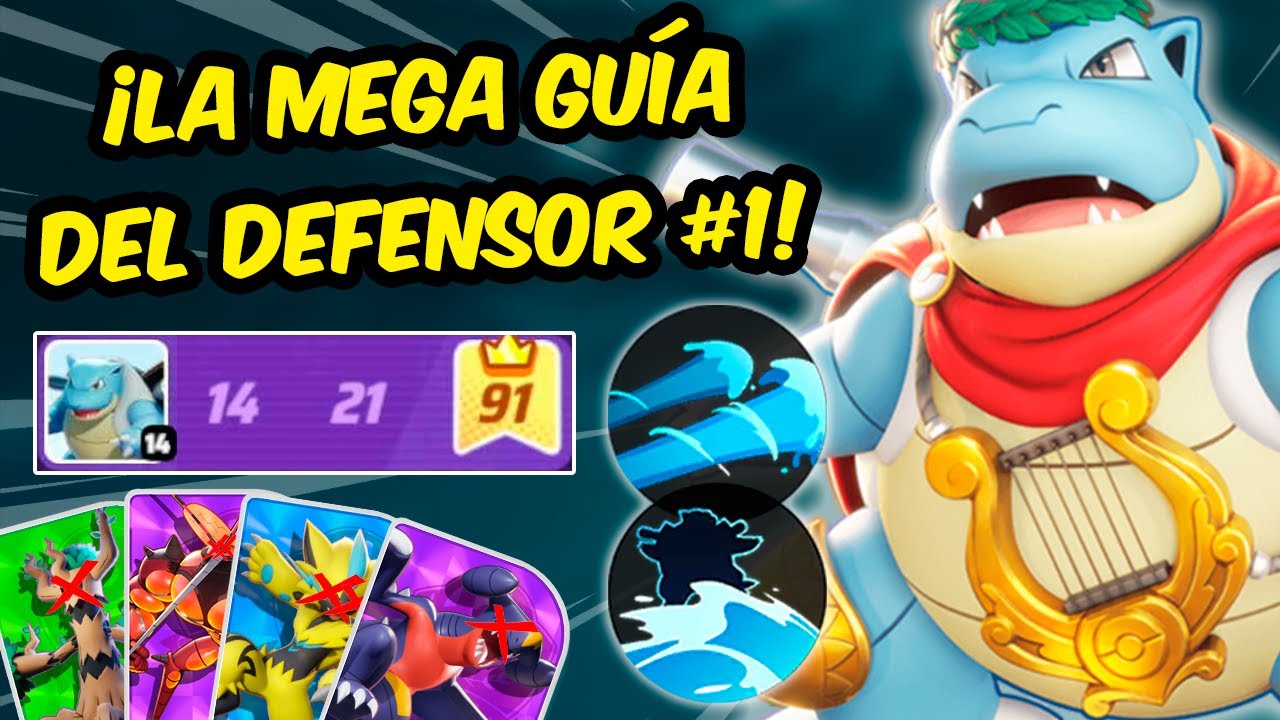 BLASTOISE TIENE MIL RAZONES PARA SER TOP TIER 🌊 Guía, build, medallas y gameplay | Pokemon Unite
