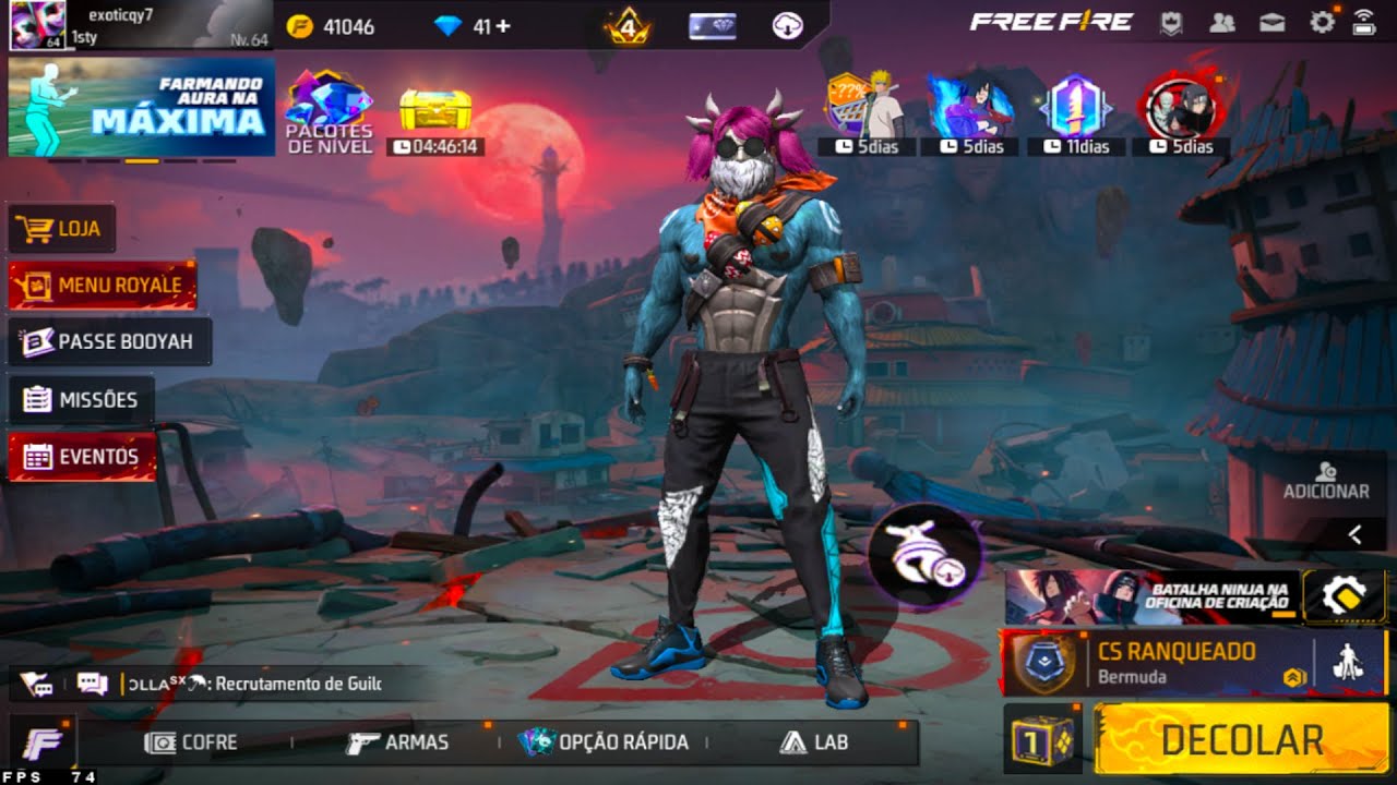 SAIU!! TEXTURA DO MANDELA NA SKIN PADR&Atilde;O DO ALOK (ANTI BAN) LINK DIRETO!!