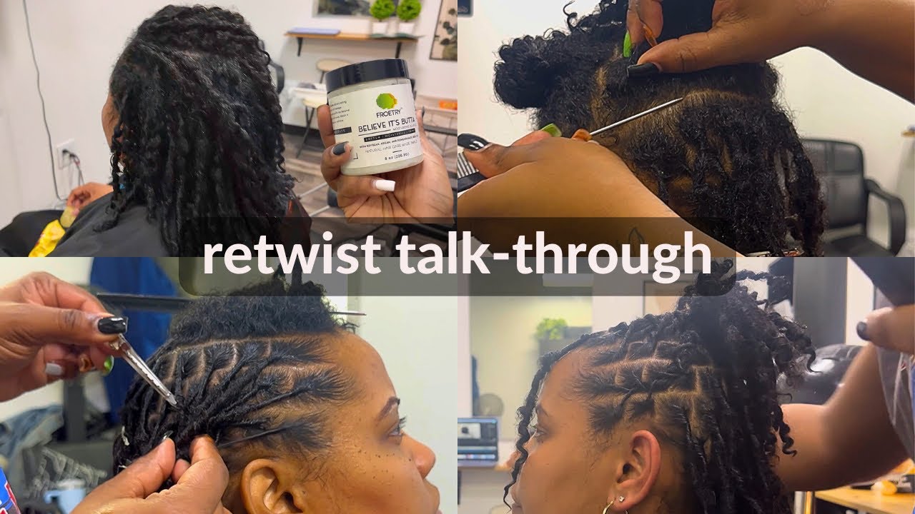 Starter Locs Comb Coils Retwist | Пробор, расческа или валик, продукты, укладка | Loctician