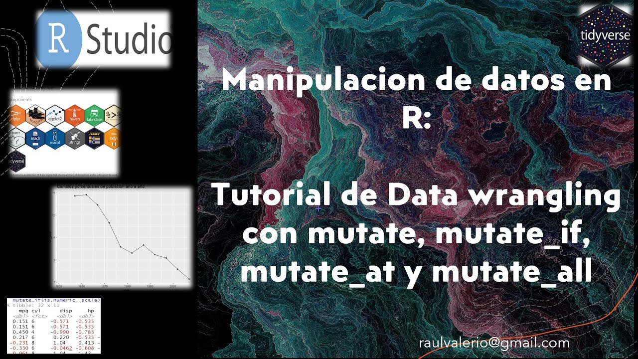 Mutate y manipulacion de datos en R: features engineering | Ciencia datos | Data wrangling Tutorial